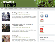 Tablet Screenshot of hurtwoodtrails.co.uk